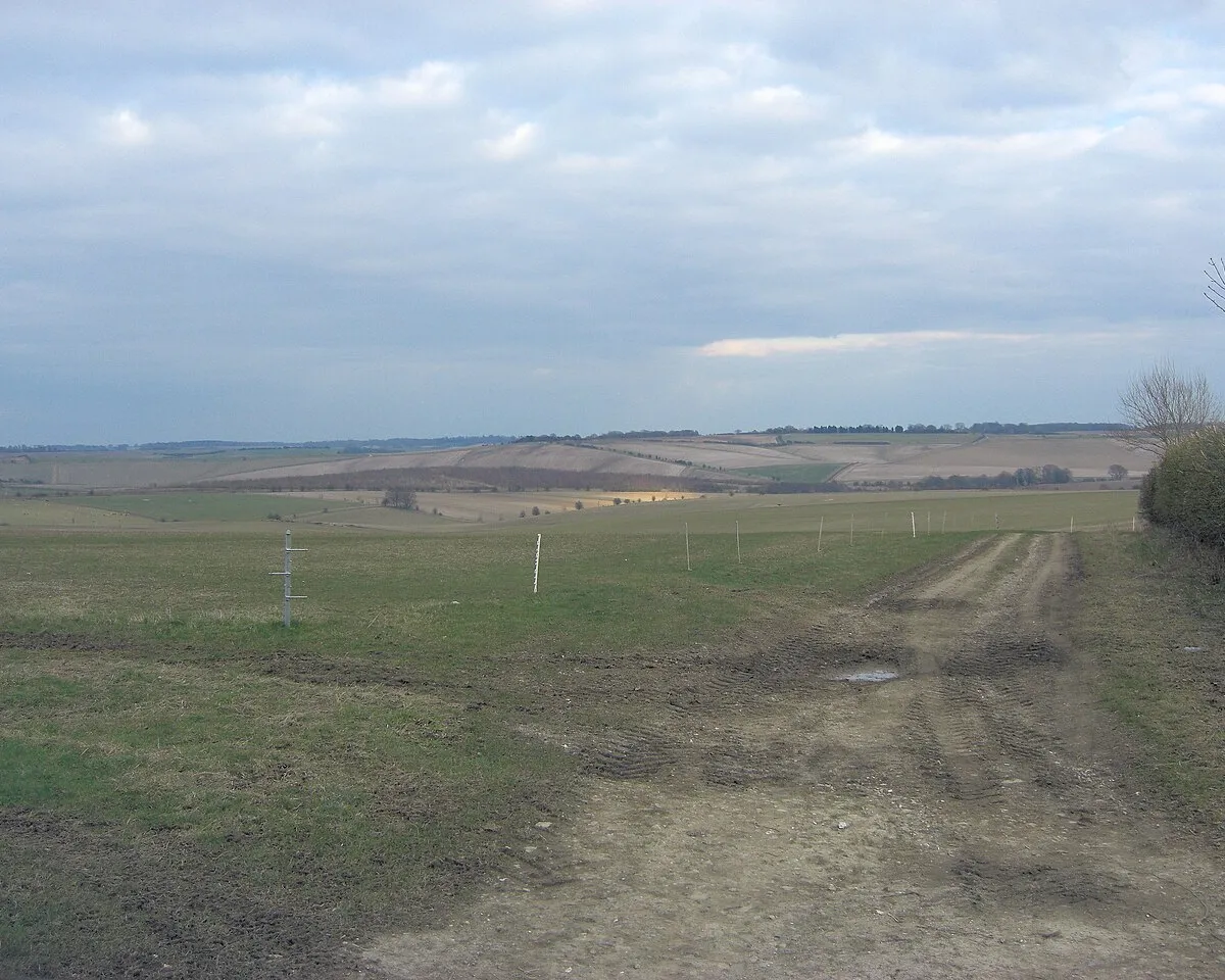 Arable land southeast of Ewe Hill