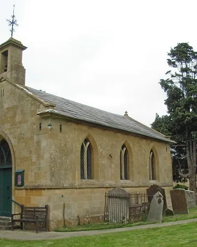 Church of England parish church of St Andrew, Aston-sub-Edge, Gloucestershire, seen from the southwest