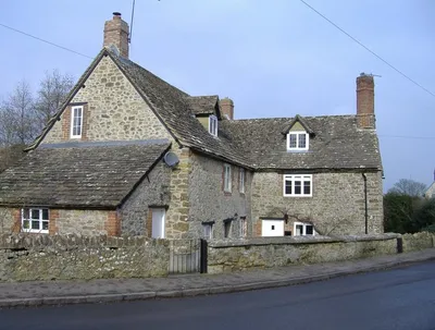 Cottages at Hannington Near the centre of the village.