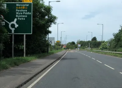 A44 Island Turning For Upper Moor