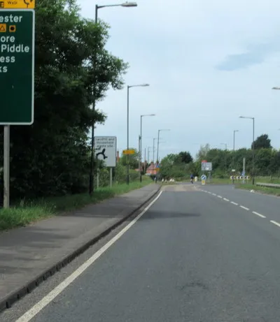 A44 Island Turning For Upper Moor