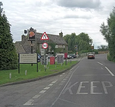 A415 passes The Rose Revived