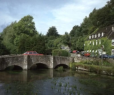 Bibury - The bridge over the River Coln