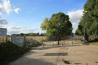 Entrance to Viscount Court Industrial estate on the southern edge of Brize Norton.