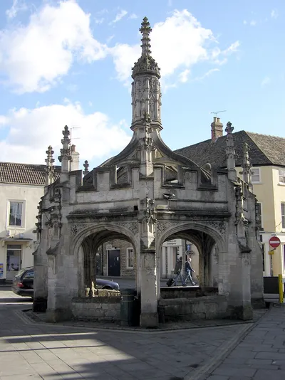 The Market Cross was built at the end of the 15th Century and was, according to a quote of the time, “a place for poor folkes to stand when the rain cometh” . Today it remains one of the finest examples of its kind in England.
Taken by Adrian Pingstone in February 2005 and released to the public domain.