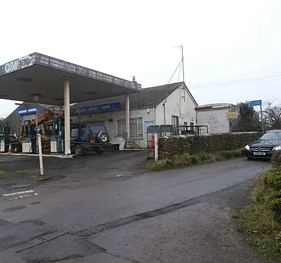 Former service station and sat-nav warning