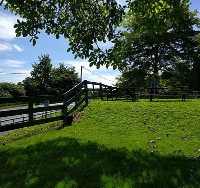 The garden of the Plough Inn