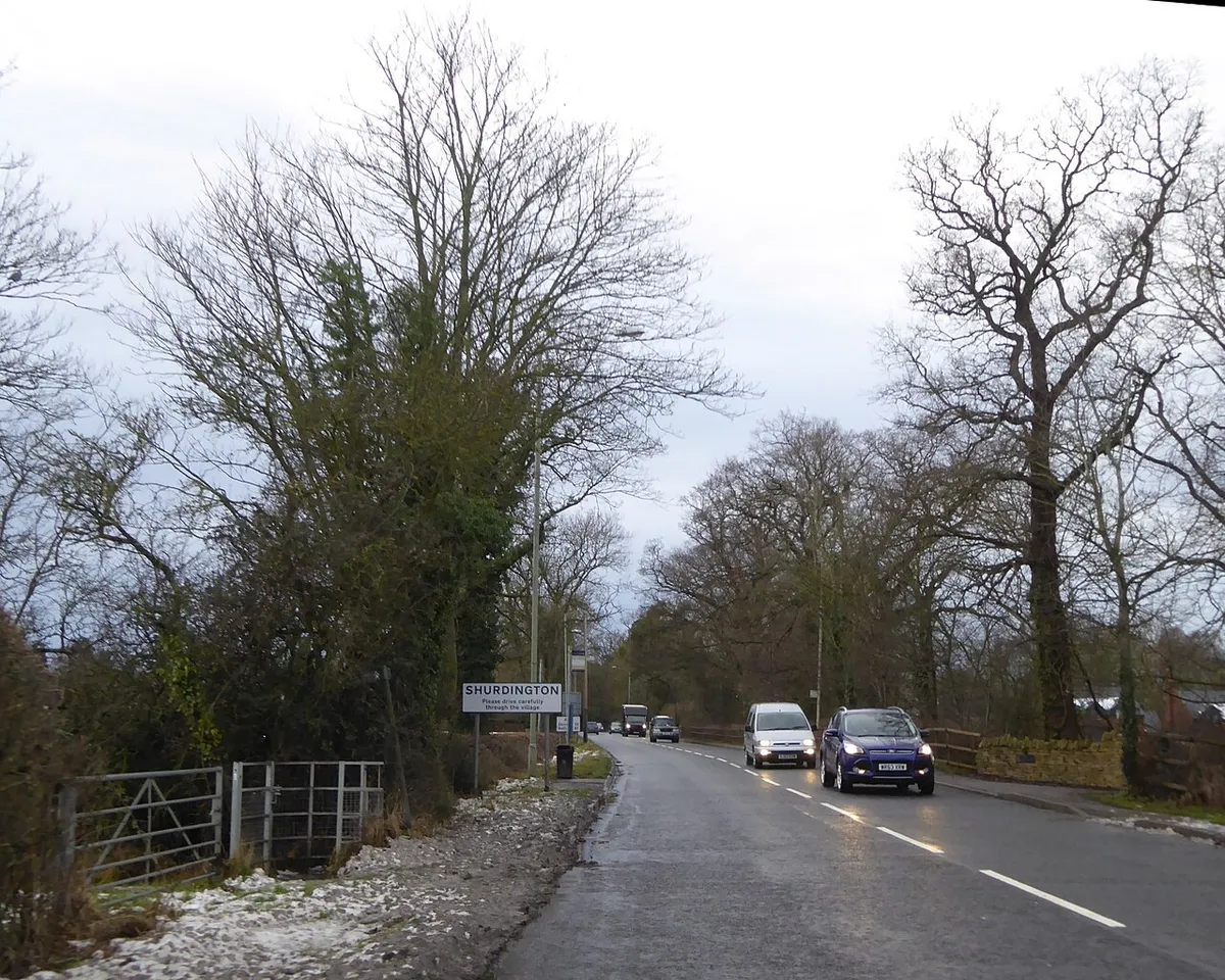 A46 entering Shurdington