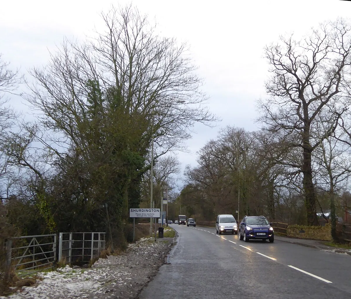 A46 entering Shurdington