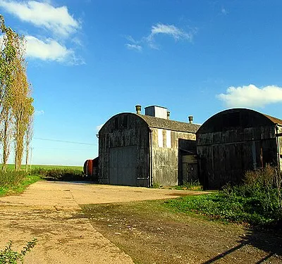 Barns near Chaddleworth. These barns are on both the 1940's and the modern OS map and situated near the centre of the square.