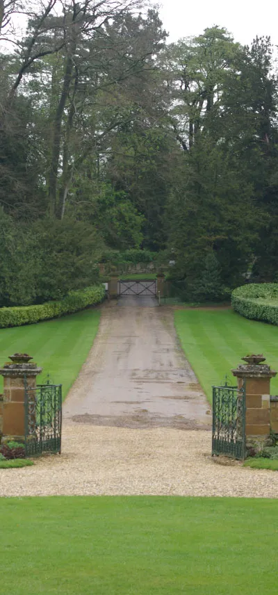 Driveway to Farnborough Hall