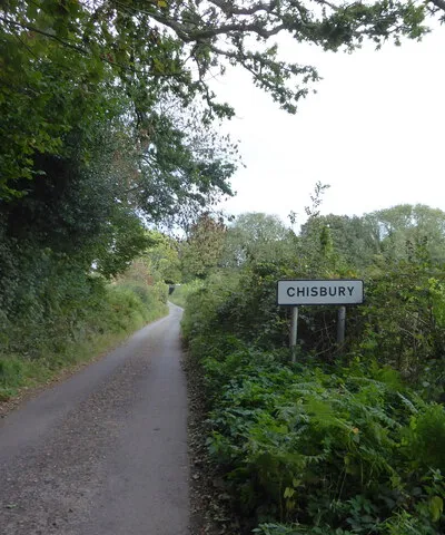 Boundary sign, Chisbury: late September 2020