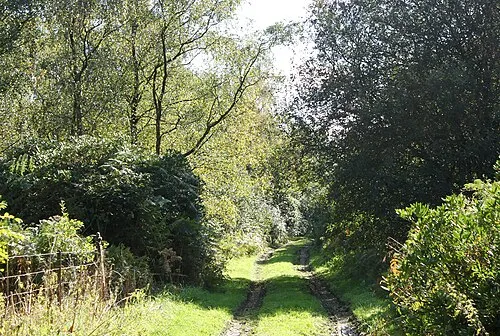 2010 : Farm track and footpath heading south to Draycot