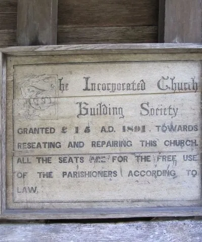 An old receipt This caught my eye on the way out of St Laurence, it's in the porch. Wonder what the cost would be now