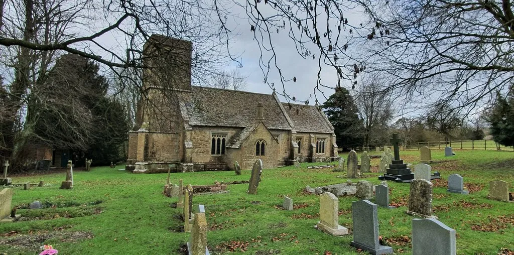 The north facing elevation of Saint Mary’s parish church in the village of Calstone Wellington, Wiltshire, England.