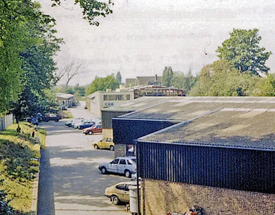 Site of Charlton Kings station, 1987.
View westward, towards Andoversford Junction, Kingham, Swindon Town and Andover Junction: ex-GWR Cheltenham - Kingham branch, also ex-Midland &amp; South Western Joint line to Andover Junction. Nothing is left of the station, which was closed 15/10/62 when the Kingham branch was closed, the ex-M&amp;SWJ line having been closed since 11/9/61.