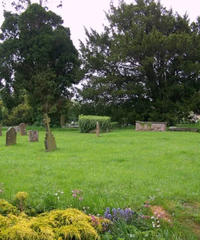 Churchyard, St Mary's Church, Broughton Gifford There is a large churchyard and some very old tombs within it.
