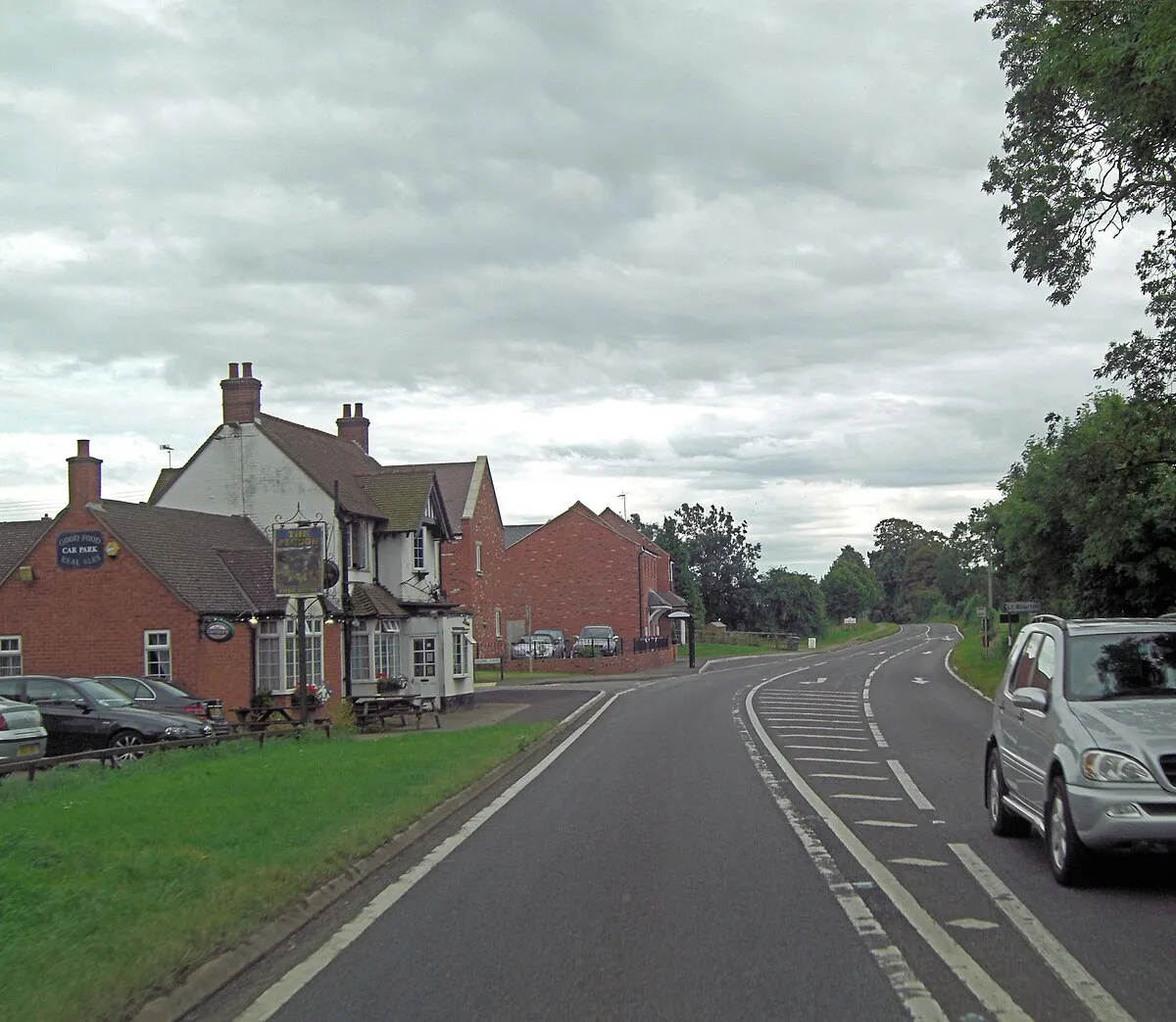 A423 passes The Plough