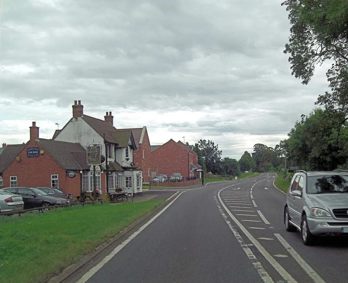 A423 passes The Plough