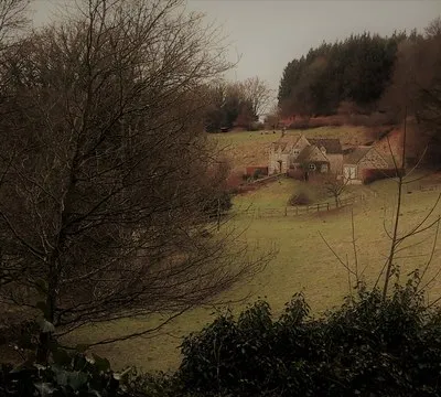Edgeworth, the valley from the top of School Lane