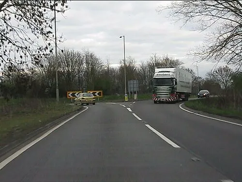 A46 at Teddington Hands roundabout