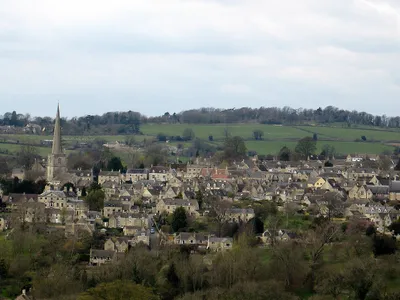 Painswick, Gloucestershire from Longridge