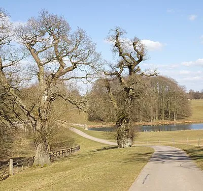 Approaching Bladon Bridge