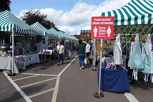 A craft market