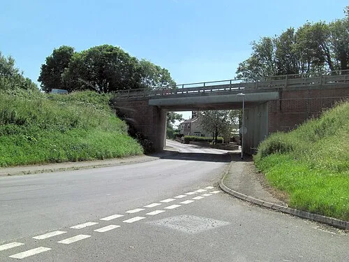 A326 crosses Bottom Lane
