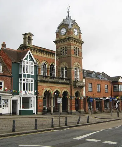 Built in 1870 in a Byzantine style the Town Hall still hosts the annual Hocktide or Tutti Day celebrations on the second Tuesday after Easter.