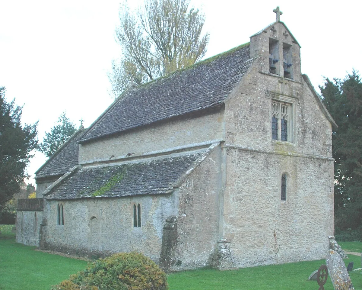 Church of England parish church of St Margaret, Little Faringdon, Oxfordshire, viewed from the north-west